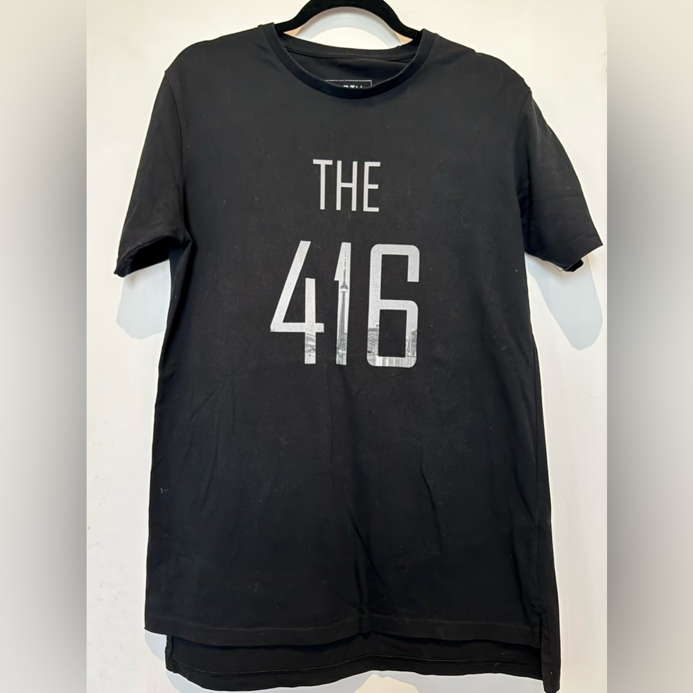 NORTH Limited Edition Black Graphic 416 Toronto T-shirt L 🇨🇦